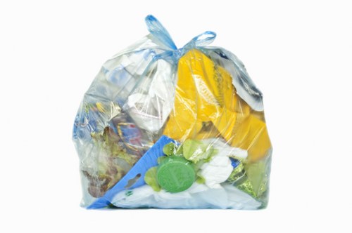 Recycling bins outside a commercial building in Bethnal Green