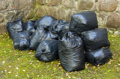 Step-by-step house clearance process being implemented