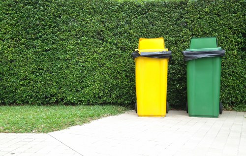 Professional furniture disposal service in action