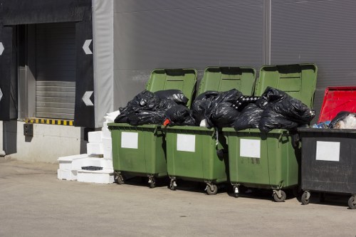 Recycling center in Bethnal Green promoting sustainability